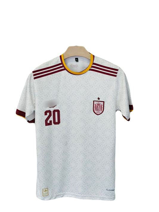 Pedri Spain 2026 World Cup Home Half Sleeve Jersey -