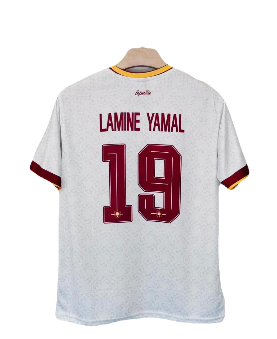 Yamal Spain 2026 World Cup Away Half Sleeve Jersey -