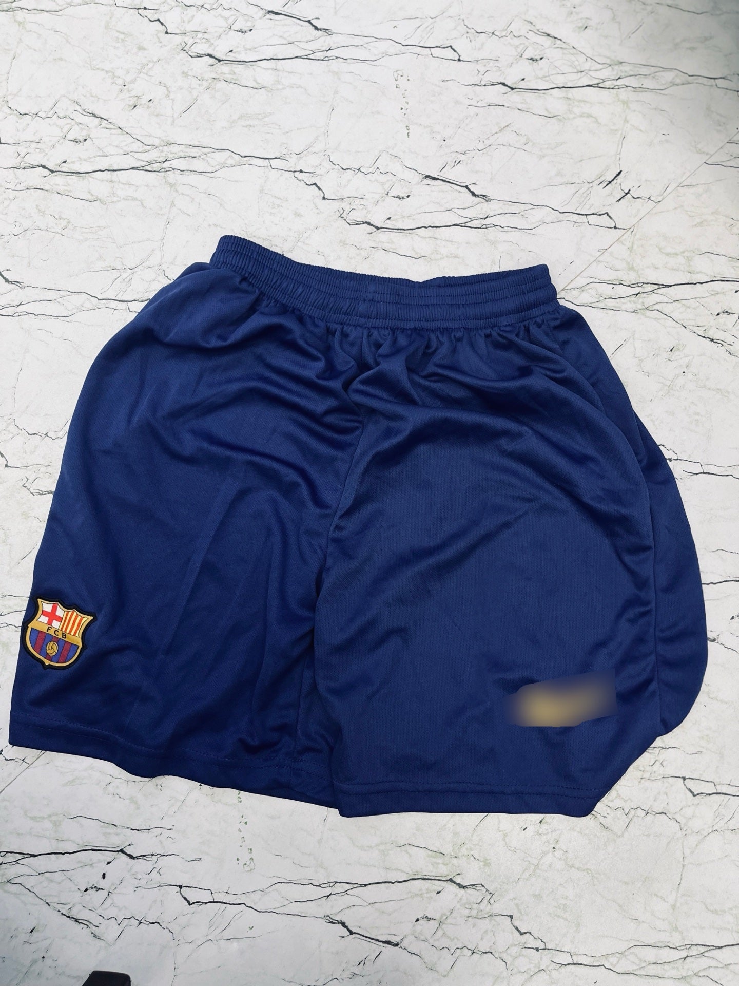 Premium first quality Barcelona Dark Blue Shorts - P589 Ms Retro Store
