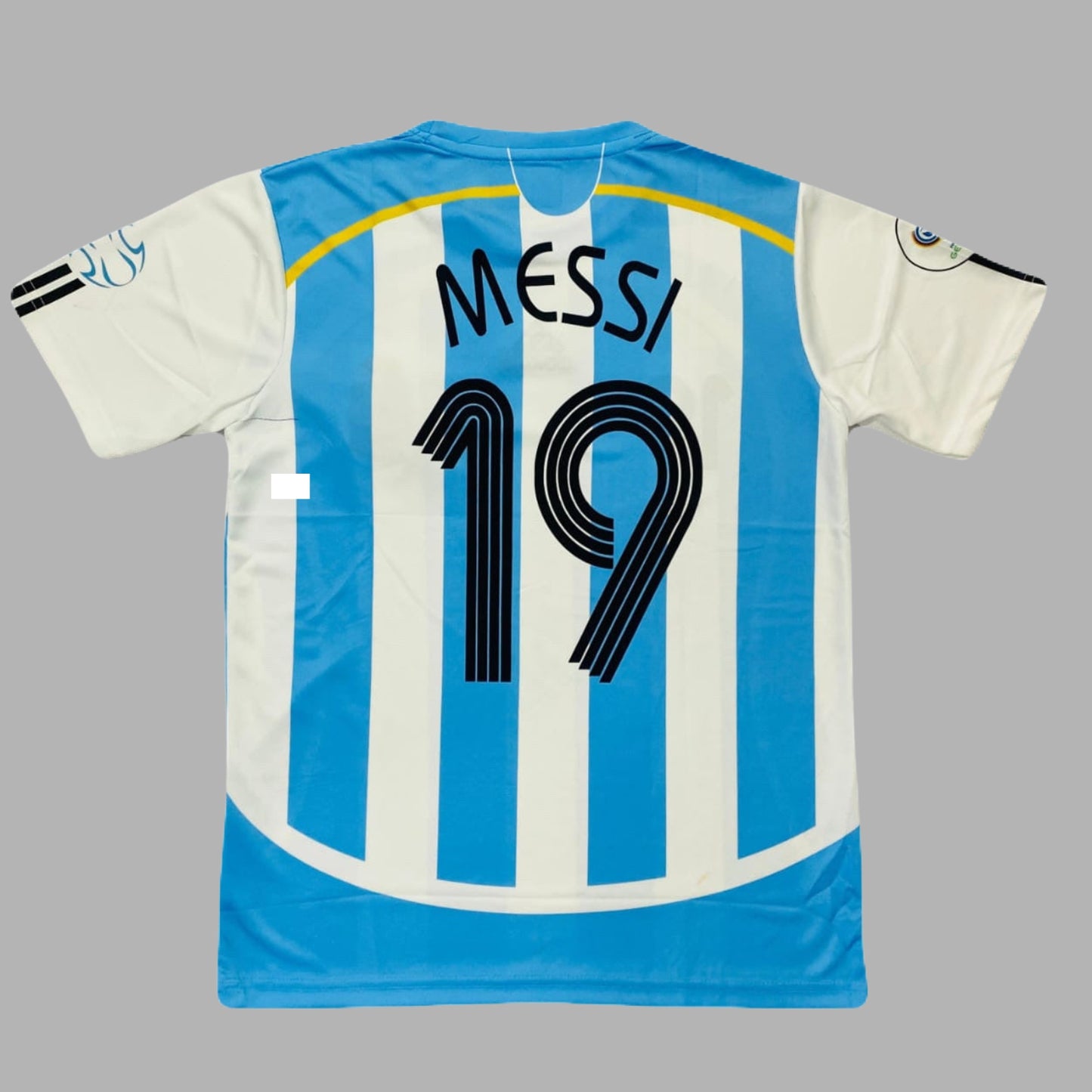 Argentina 2006 Home jersey Messi Half Sleeve Embroidery -P786 | Jersey Kada