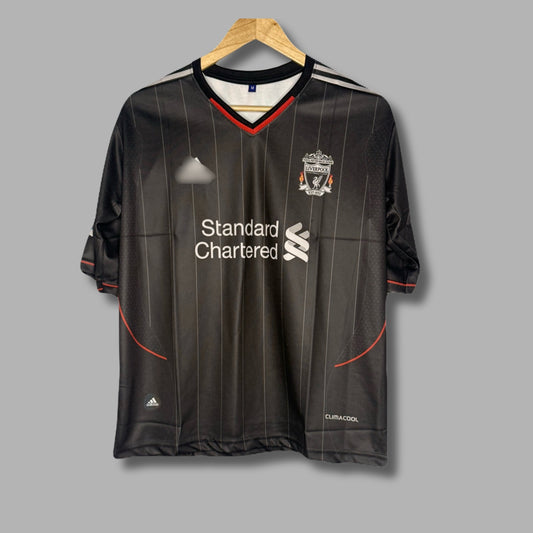 Liverpool 2011-12 Away Kit Plain Back Five Sleeve - P839 - Jersey Kada