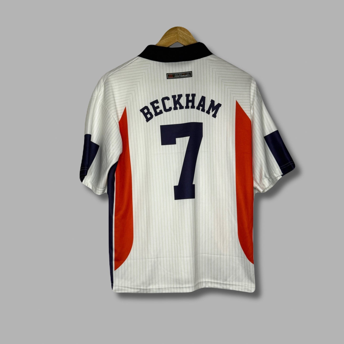 England Beckham 1998 Home Kit Five Sleeve P1102 - Jersey Kada