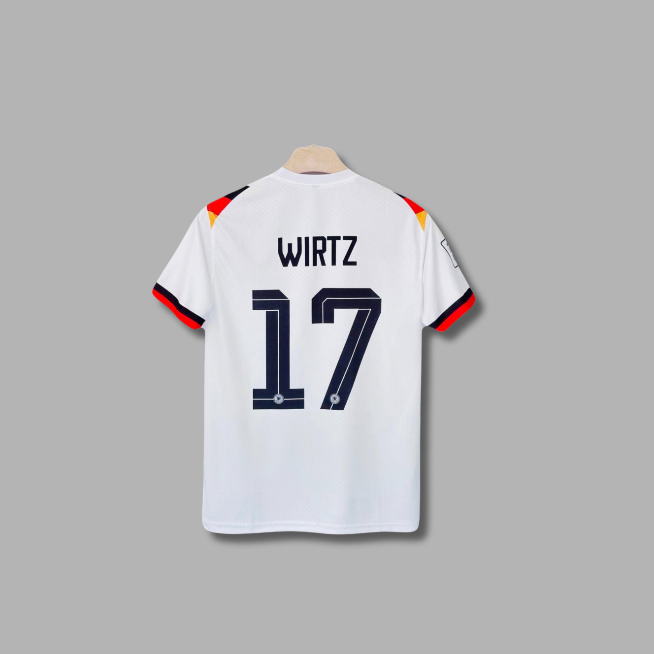 Germany 2026 Home Wirtz Half Sleeve Embroidery P1728| Jersey Kada