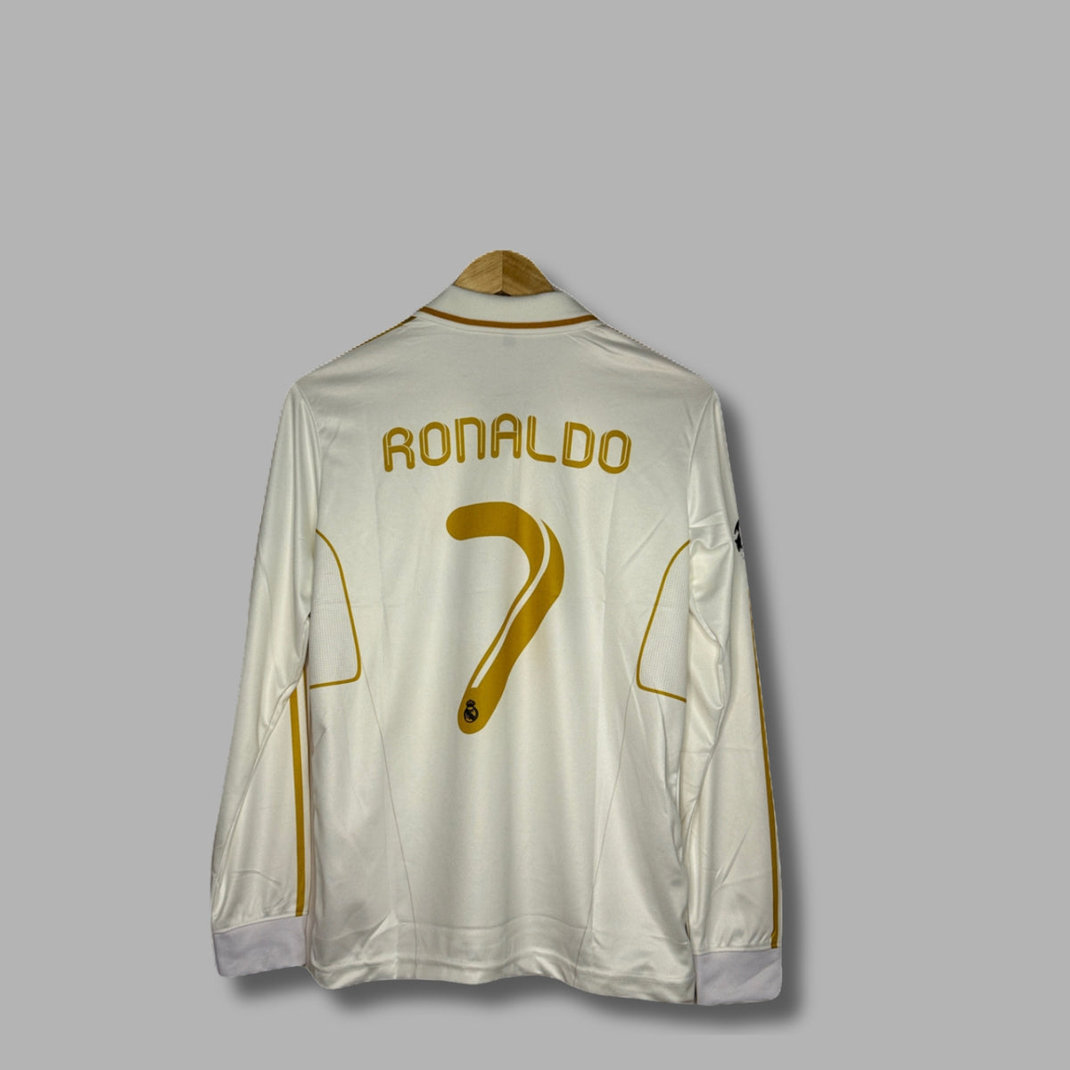 Real Madrid 2011-12 Home Kit Ronaldo Full Sleeve Collar Embroidery | Jersey Kada