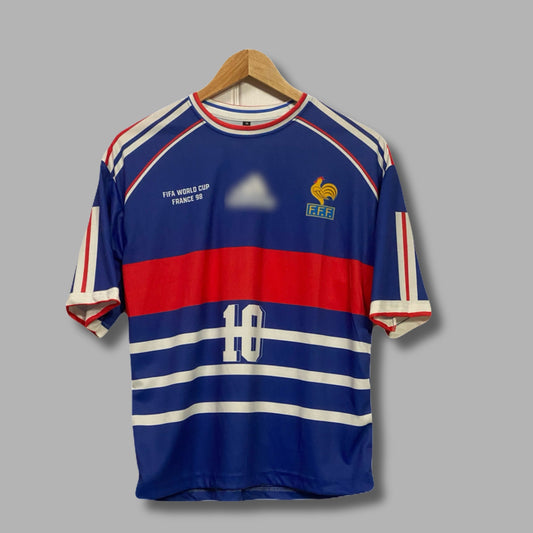Zidane 1998 world cup five sleeve france home - P779 Jersey Kada