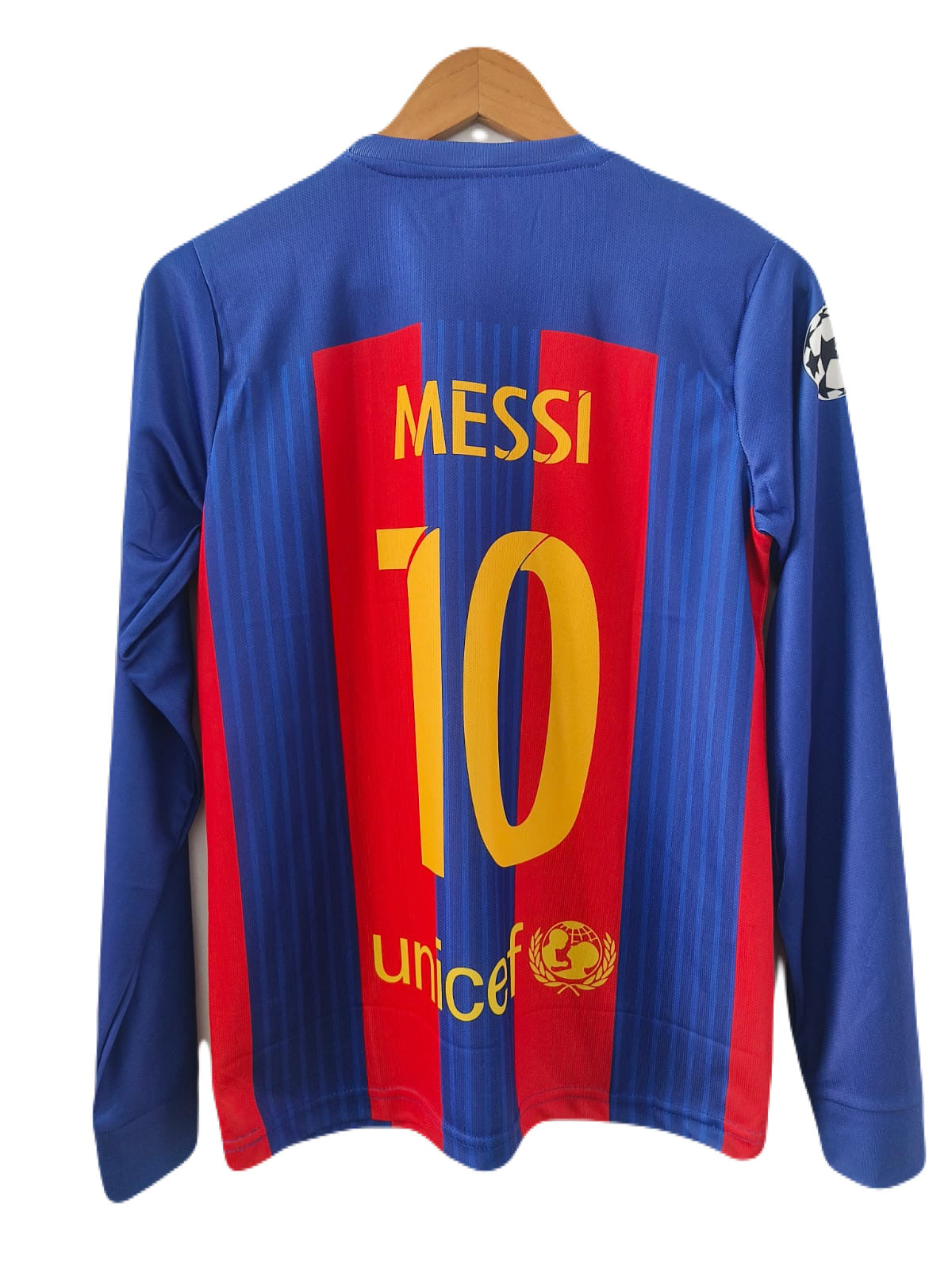Barcelona 2016/17 leo messi full sleeve embroidery - P635 ms retro store