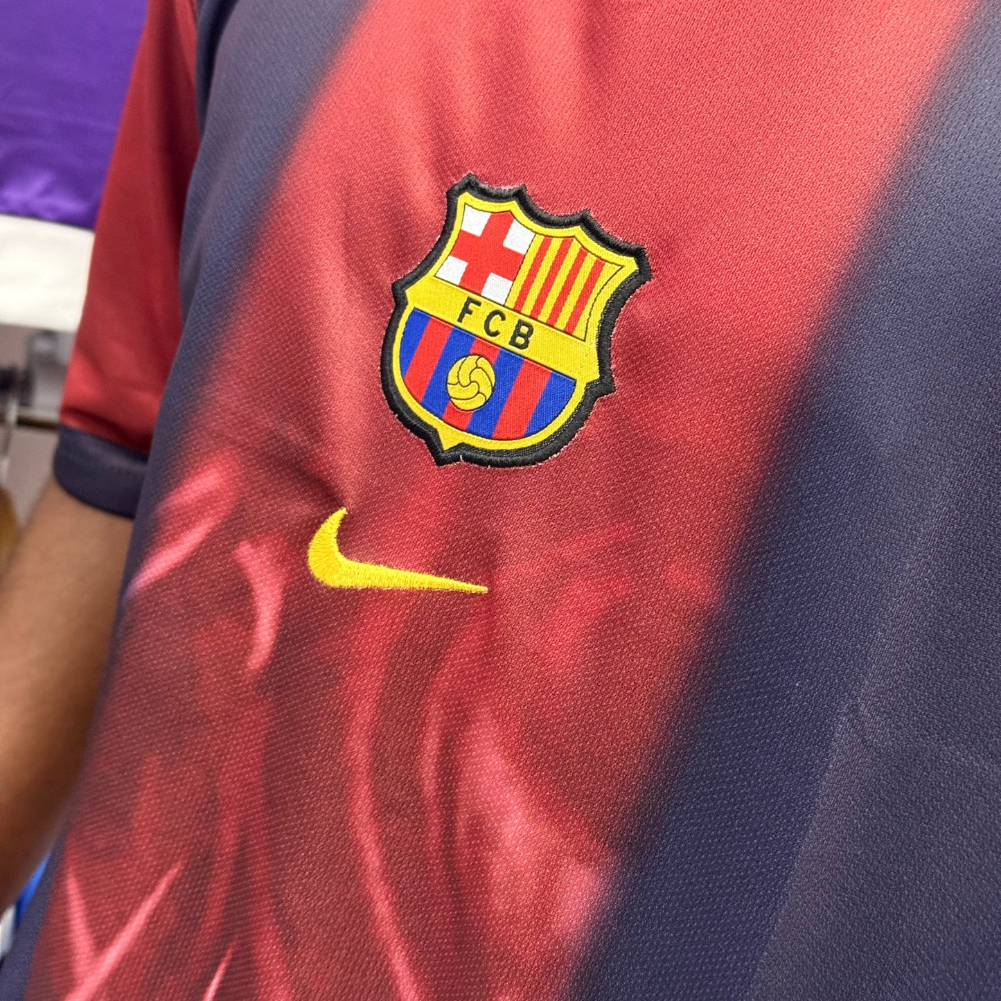 Fc Barcelona Travis cott Embroidery Fivesleeve - P901 -Jersey Kada