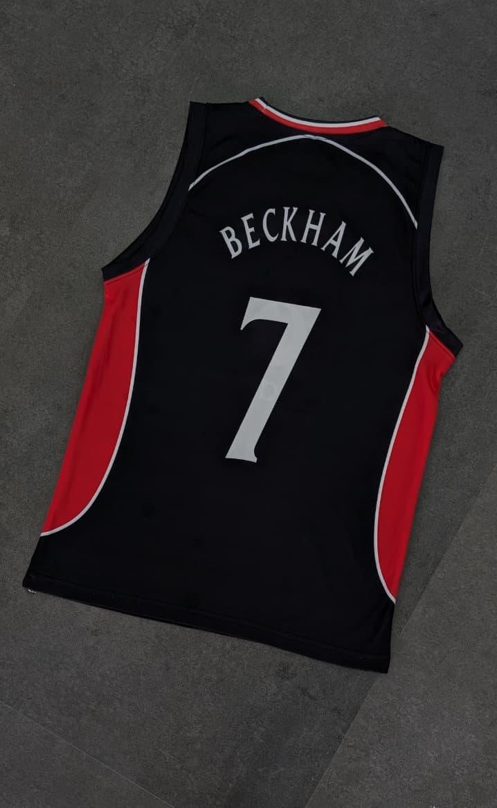 Manchester united Beckham Sleeveless BIBS Sublimation | Jersey Kada