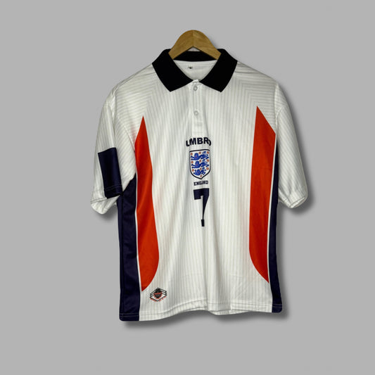 England Beckham 1998 Home Kit Five Sleeve P1102 - Jersey Kada