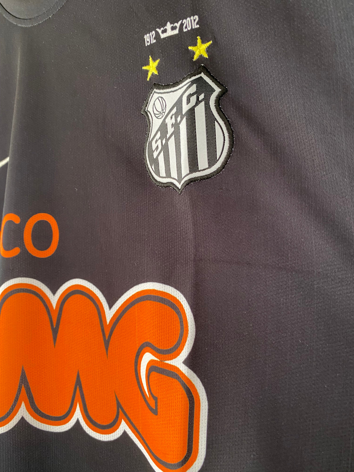 Neymar Jr Santos Fc 2011-12 Away Kit Embroidery Five Sleeve - P2686 | Jersey Kada