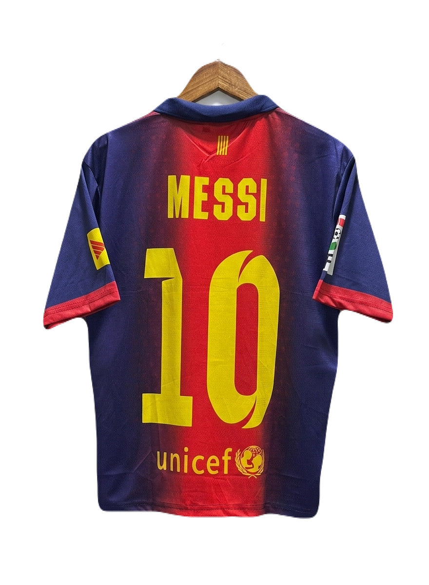 Barcelona messi 2011 Five sleeve Collar sublimation - P1579 Ms Retro Store