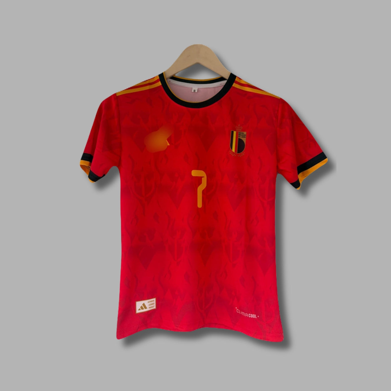 Belgium 2026 World Cup Home De Bruyne Half Sleeve Sublimation | Jersey Kada