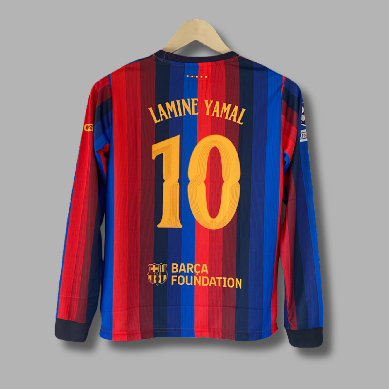 Lamine Yamal Barcelona 2026-27 Home Full Sleeve Embroidery -P2348 | Jersey Kada