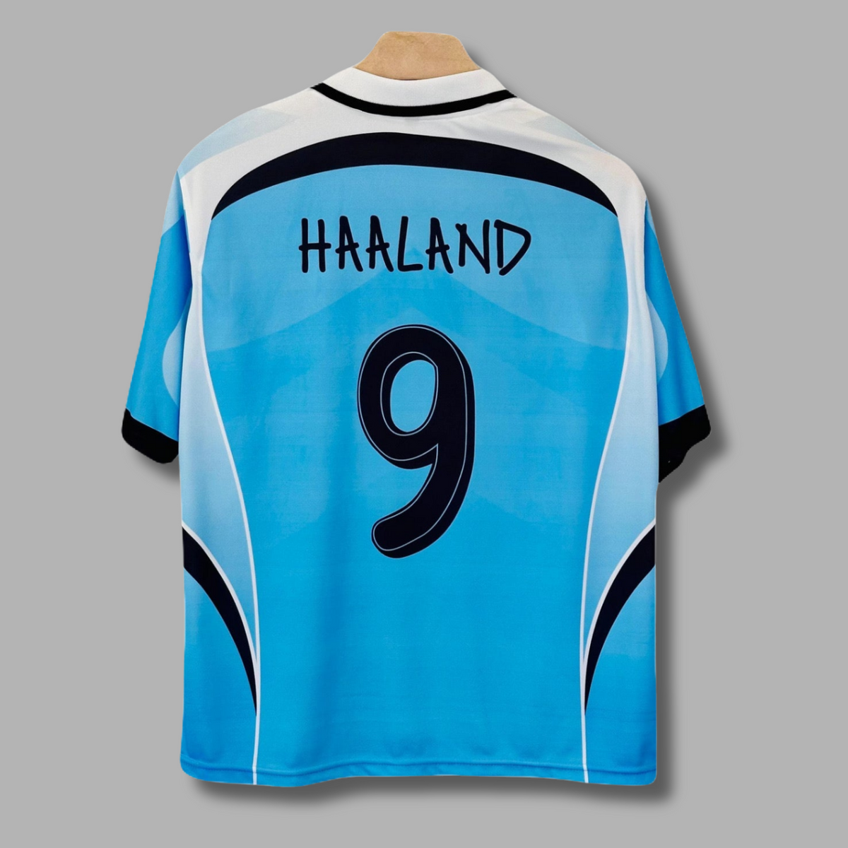 Haaland Manchester city Home kit Five sleeve Collar Sublimation jersey- P2659 | Jersey Kada