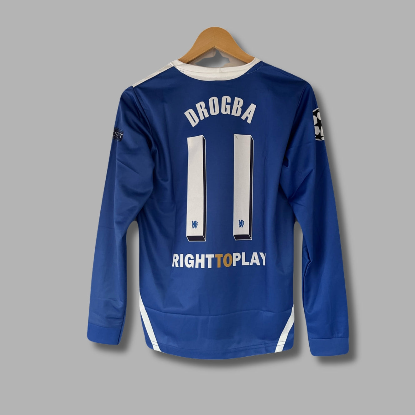 Chelsea 2012 Ucl Final Edition Drogba Full Sleeve Embroidery P1475 | Jersey Kada