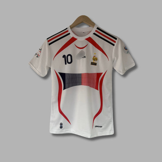 France 2006-07 Away Zidane Half Sleeve Embroidery | Jersey Kada