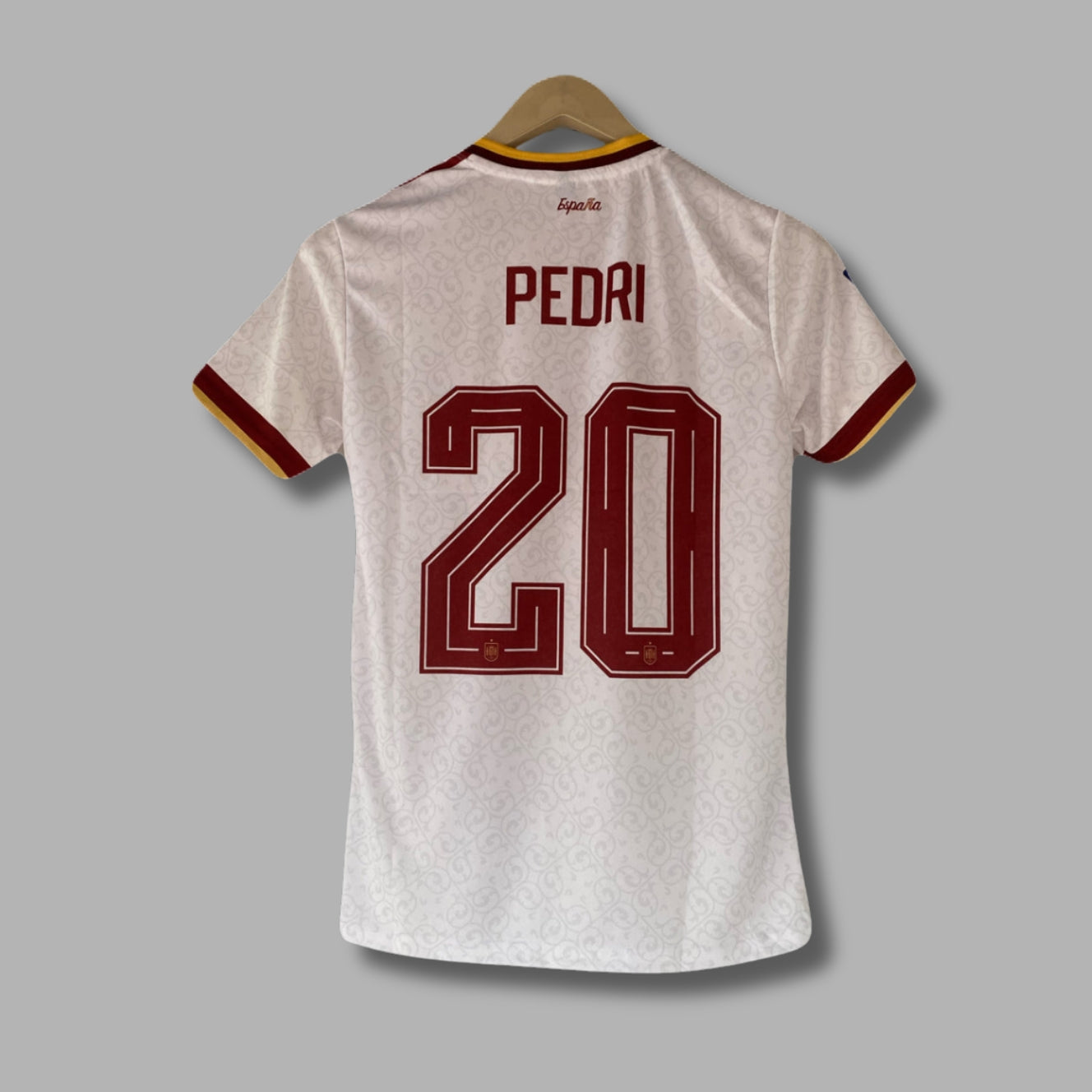 Spain 2026 WorldCup Pedri Away Half Sleeve Embroidery | Jersey Kada