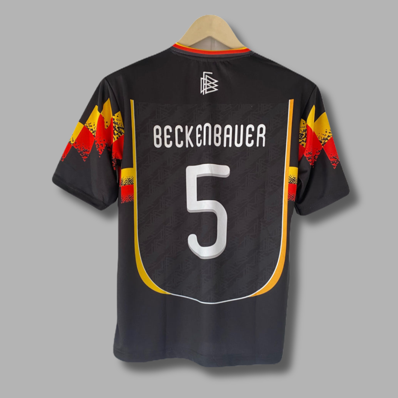 Beckenbauer Germany Five Sleeve Collar Embroidery- P2318 | Jersey Kada