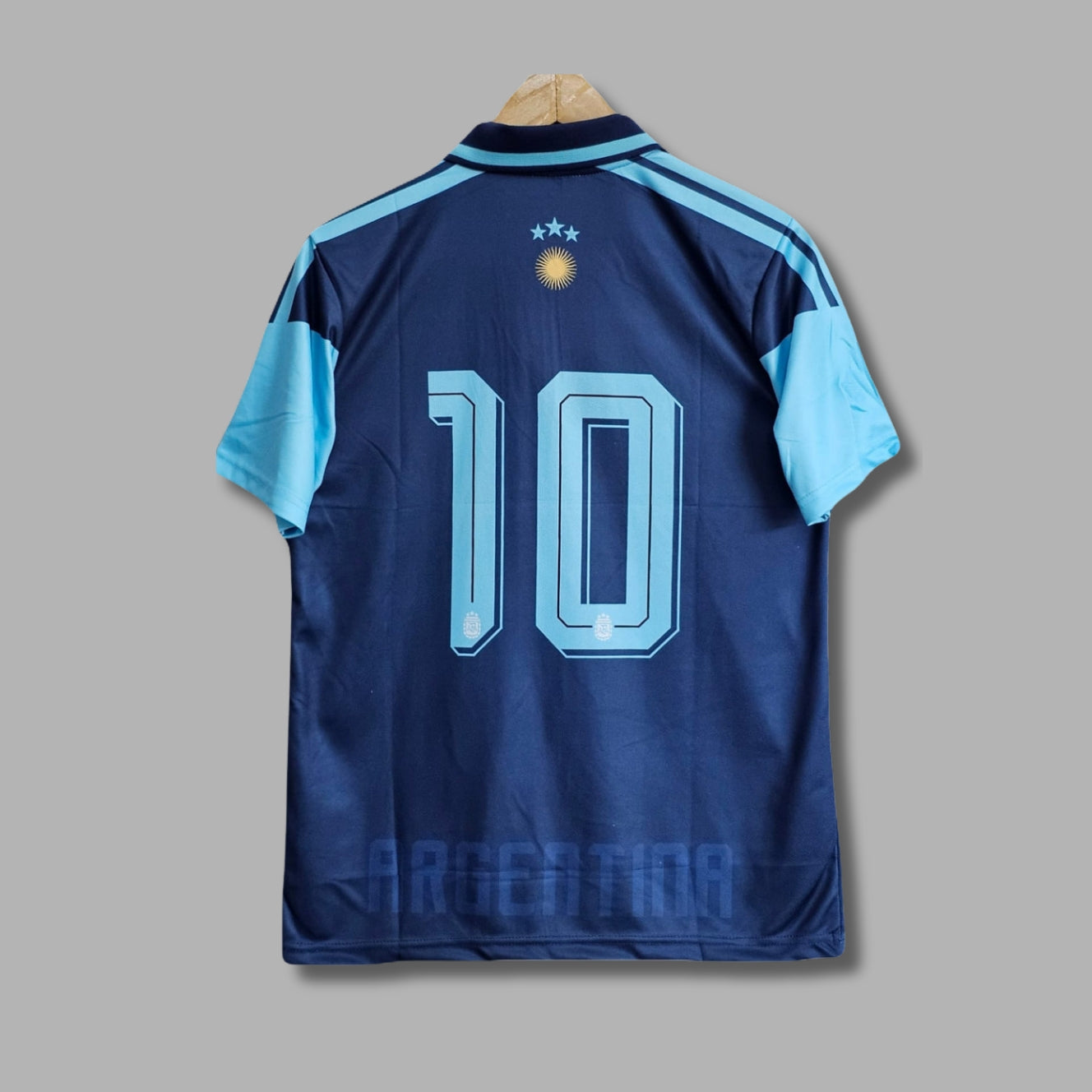 Argentina 2026 worldcup Training kit Half Sleeve Collar zip Embroidery | Jersey Kada