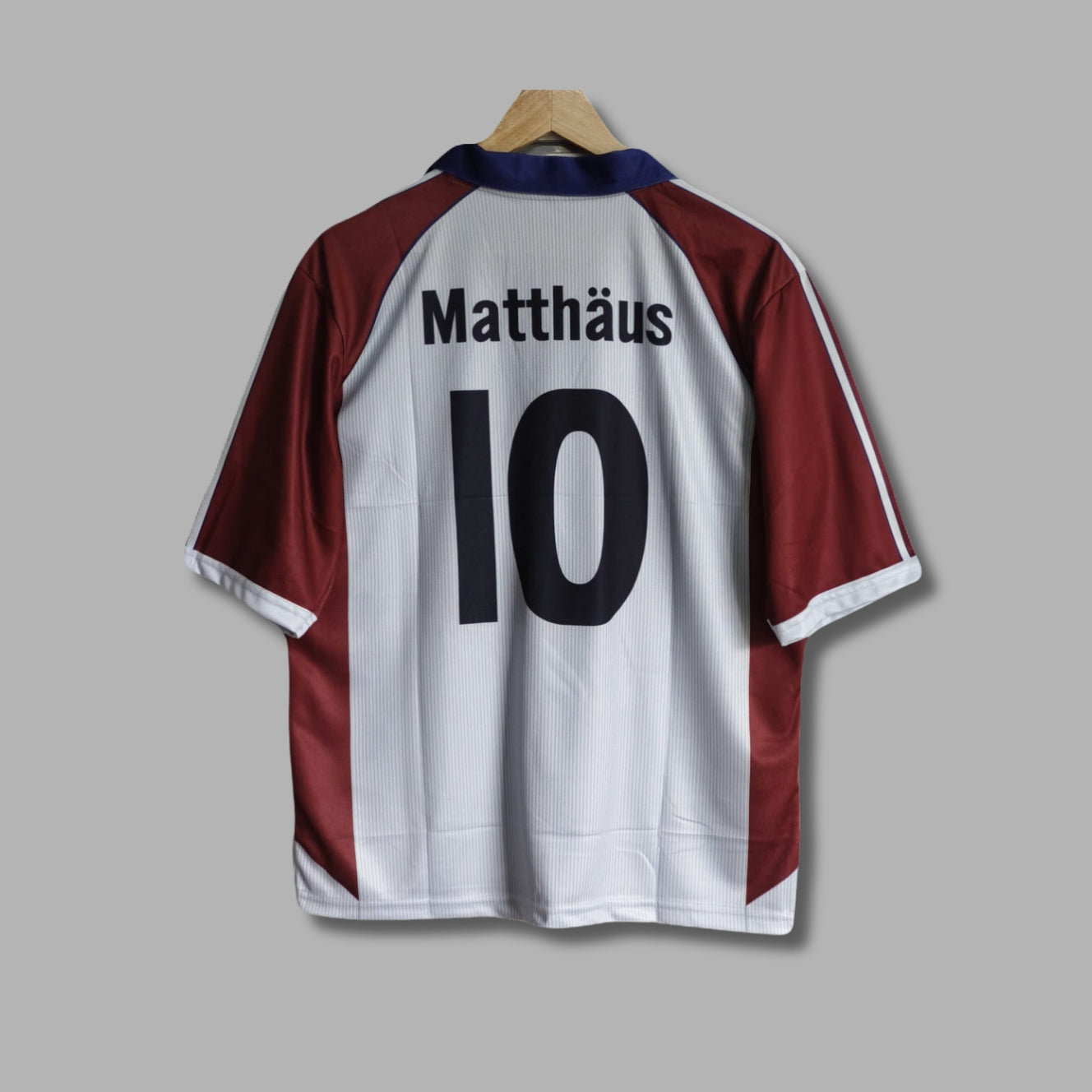 Bayern Munich Away 1998-99 Matthaus Five Sleeve Collar Embroidery | Jersey Kada