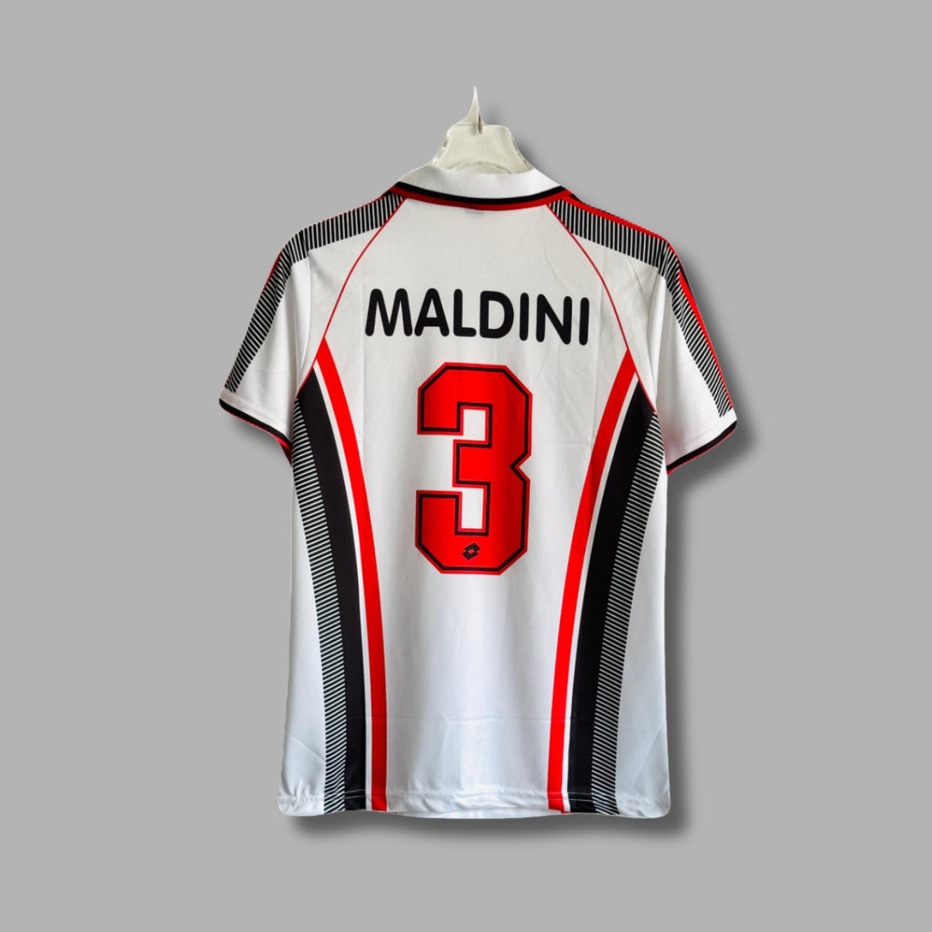 Ac Milan 2004 Maldini Away Half Sleeve Collar Embroidery P1776| Jersey Kada