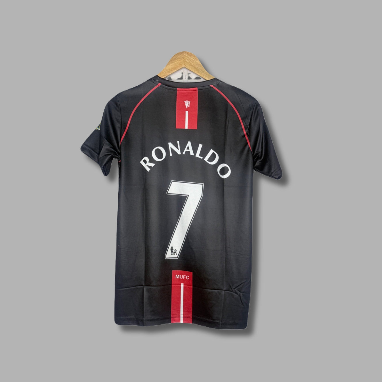 Man United 2007/08 Away Kit Ronaldo Half Sleeve Embroidery- P963 | Jersey Kada