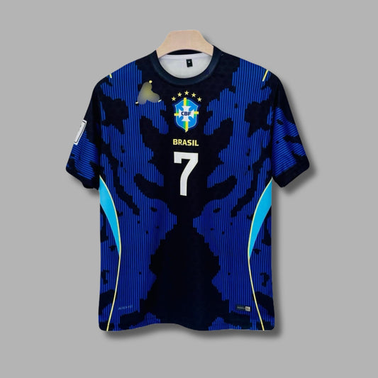 Brazil 2026 WorldCup Away Vinicius Jr Half Sleeve Sublimation P1898 | Jersey Kada