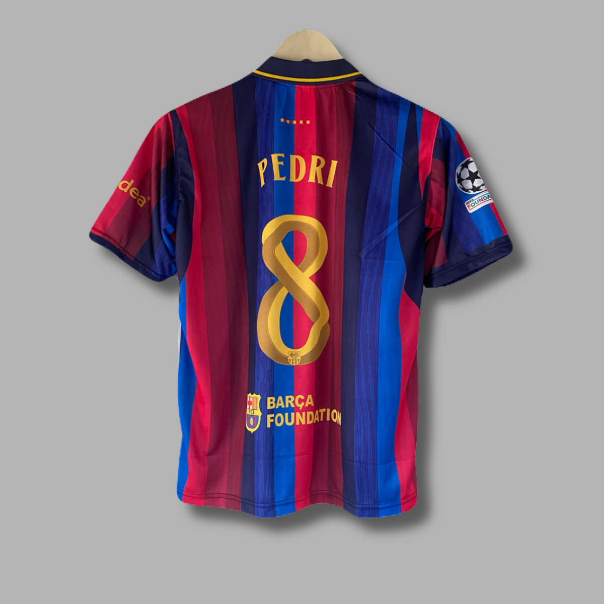 Pedri Barcelona 2026-27 Home Five sleeve Collar Sublimation jersey - P2541 | Jersey Kada