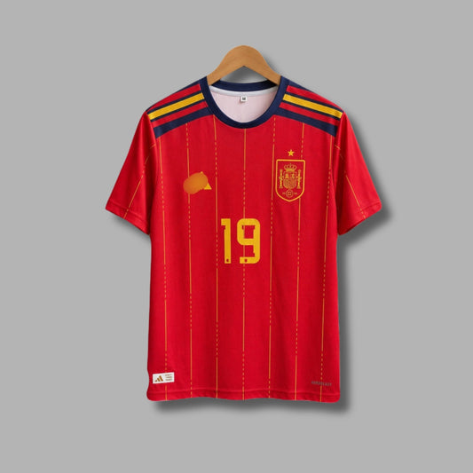 Spain 2026 WorldCup Lamine Yamal Home Half Sleeve Sublimation P1918| Jersey Kada