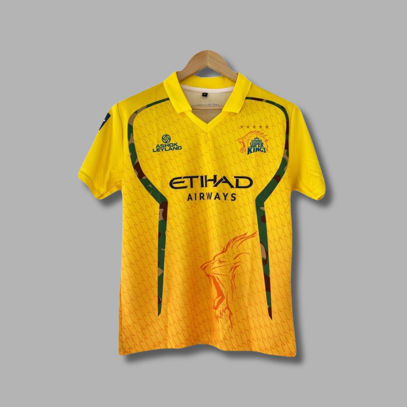 IPL Chennai Super kings 2026 Sanju Samson Half sleeve collar Sublimation | Jersey Kada