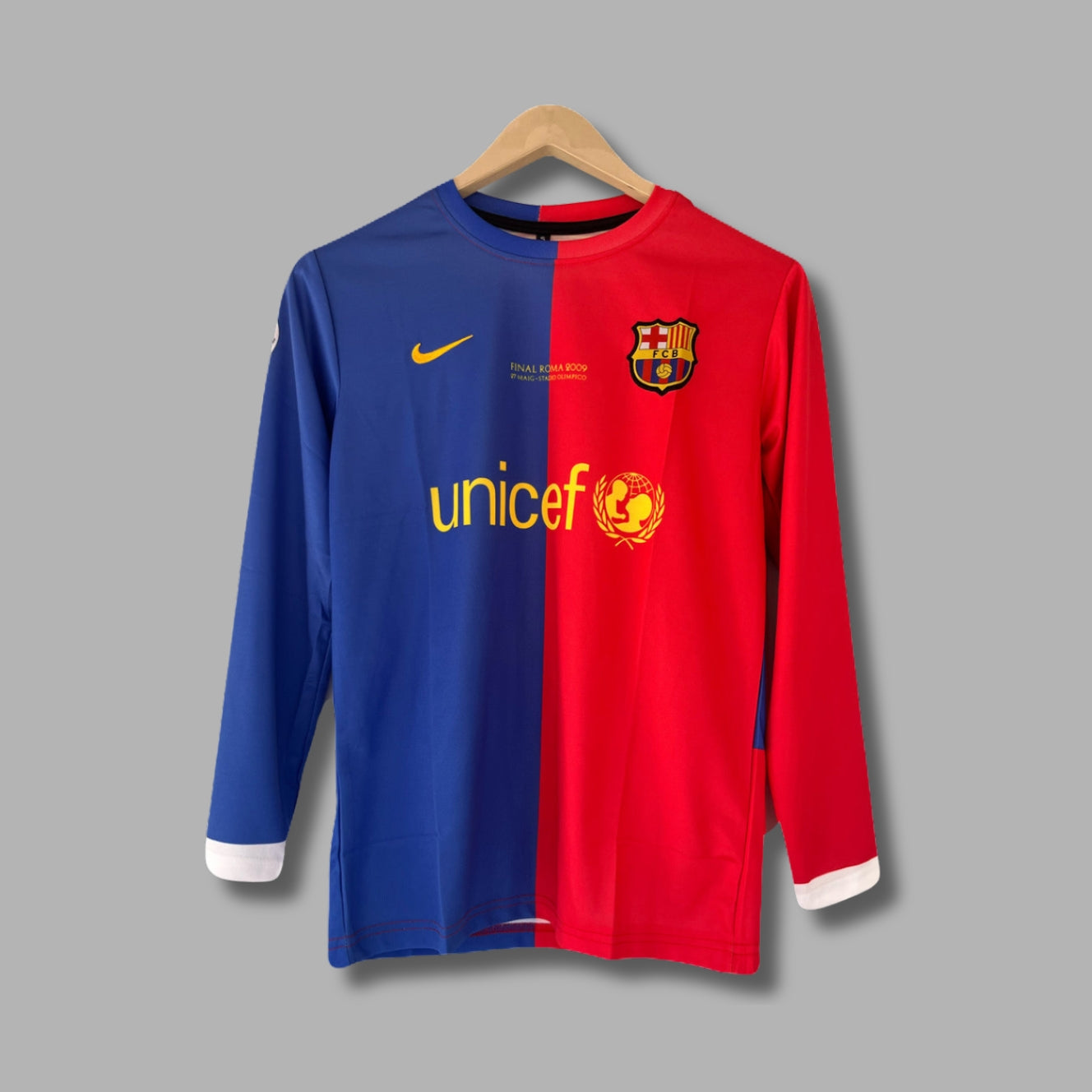 Barcelona 2009 Final Edition Messi Full Sleeve Embroidery P1469 | Jersey Kada