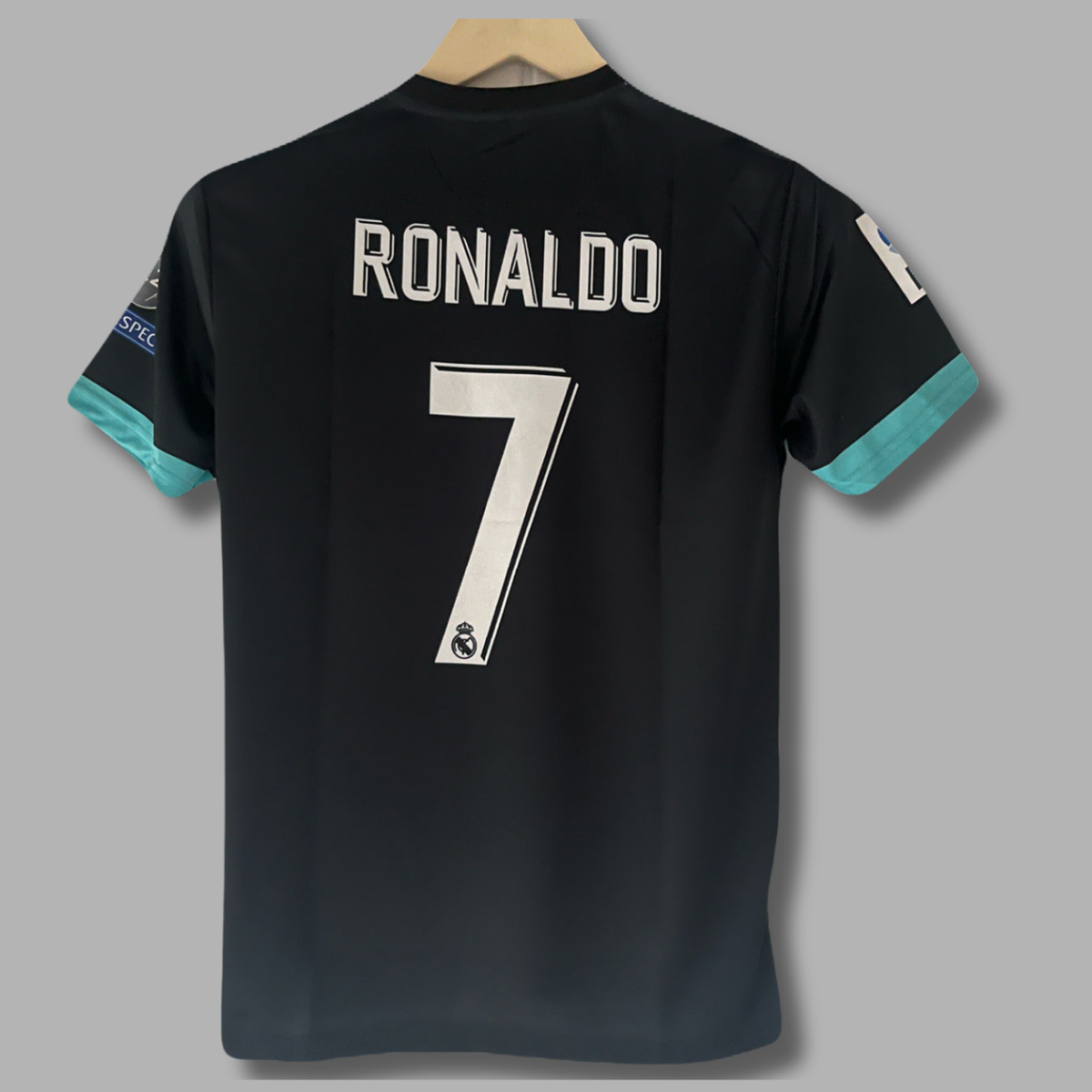 Ronaldo Real madrid 2017-18 Away Half Sleeve Jersey- P2018 | Jersey Kada