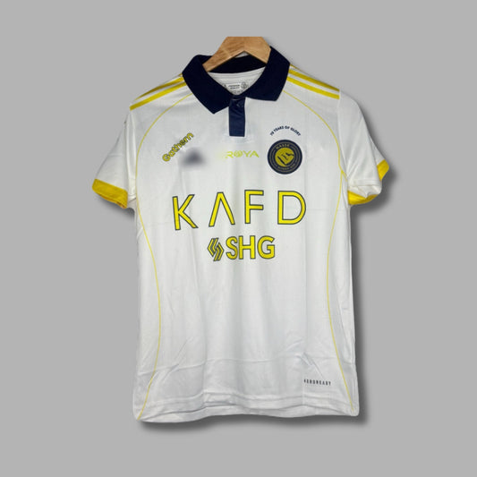Al Nassr 2025-26 Third Kit Ronaldo Half Sleeve Collar Sublimation - P466 | Jersey Kada