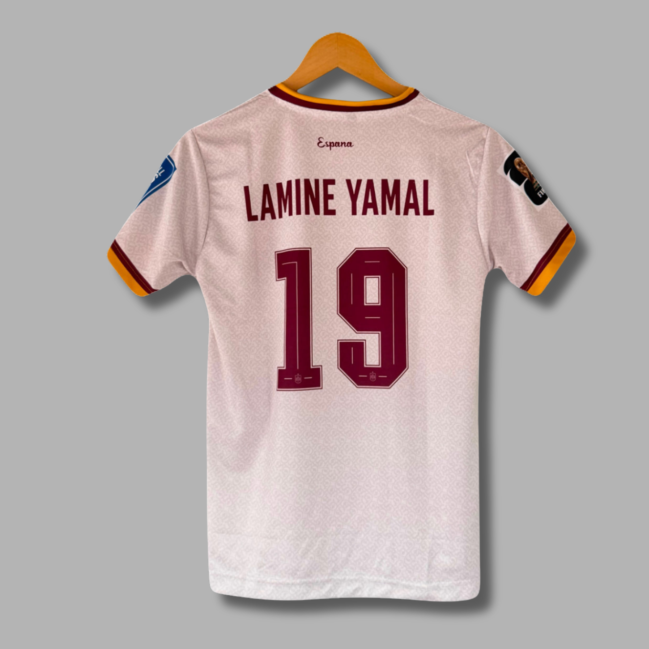 Lamine Yamal 2 Star Spain 2026 WorldCup Away Half Sleeve Embroidery -P2431 | Jersey Kada