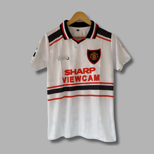 Man United 1997/99 Beckham Half sleeve Collar Embroidery-P2075 | Jersey Kada