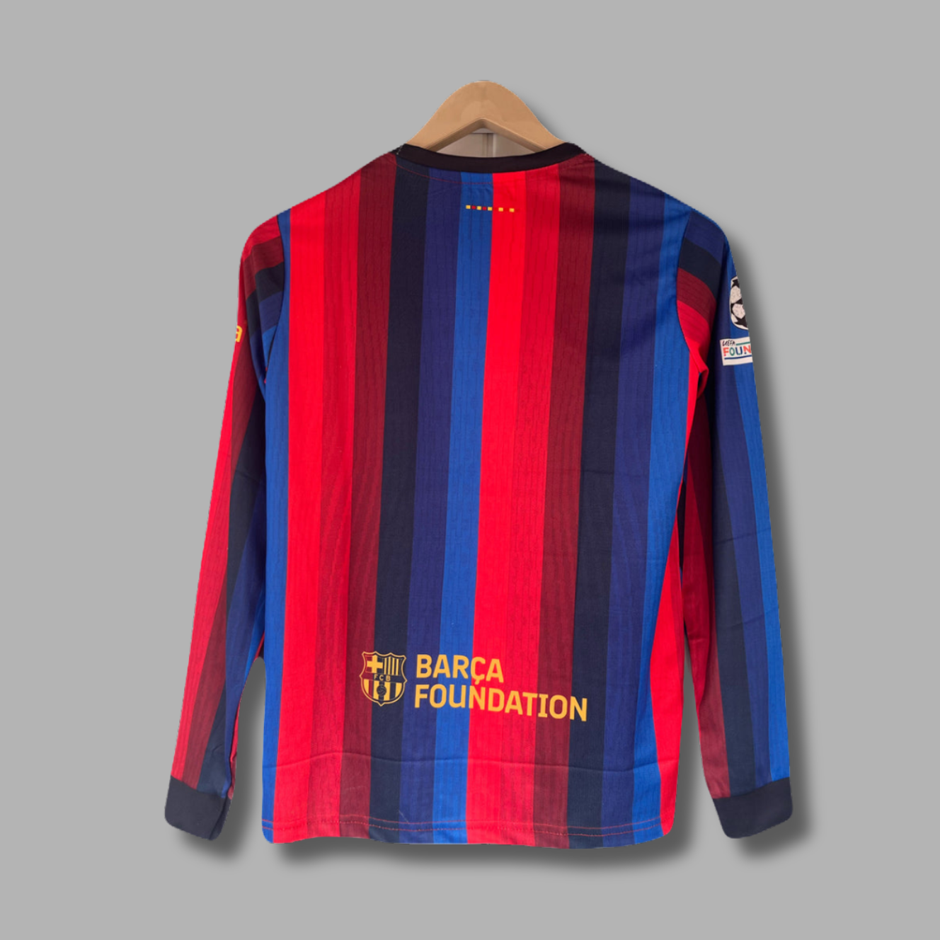 Barcelona 2026/27 Home Plain Back Full Sleeve Embroidery -P2292 | Jersey Kada