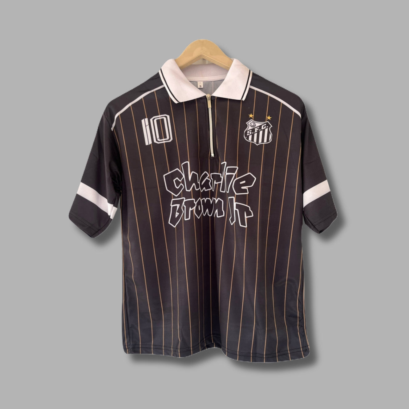 SantosXCharlie Edition Neymar Five Sleeve zip collar Sublimation P1462 | Jersey Kada