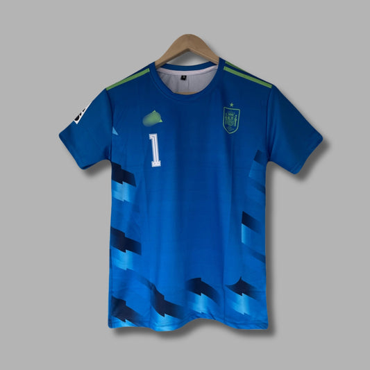 Spain 2026 David Raya Worldcup Gk Half Sleeve Sublimation P1820 | Jersey Kada