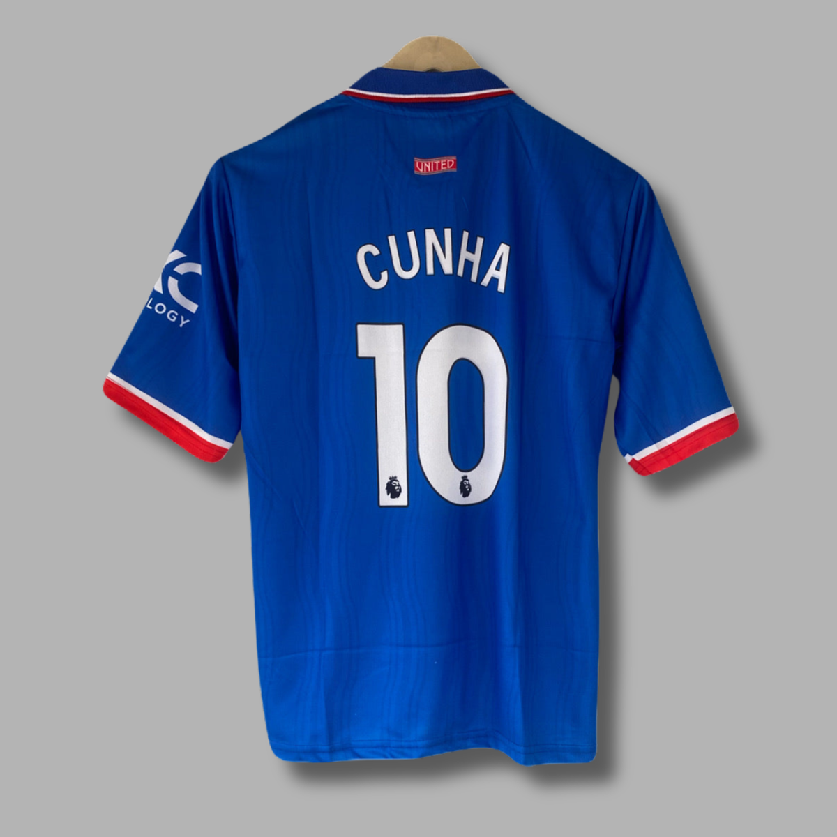 Cunha Manchester united 2026-27 away kit Five sleeve Collar Sublimation- P2558 | Jersey Kada