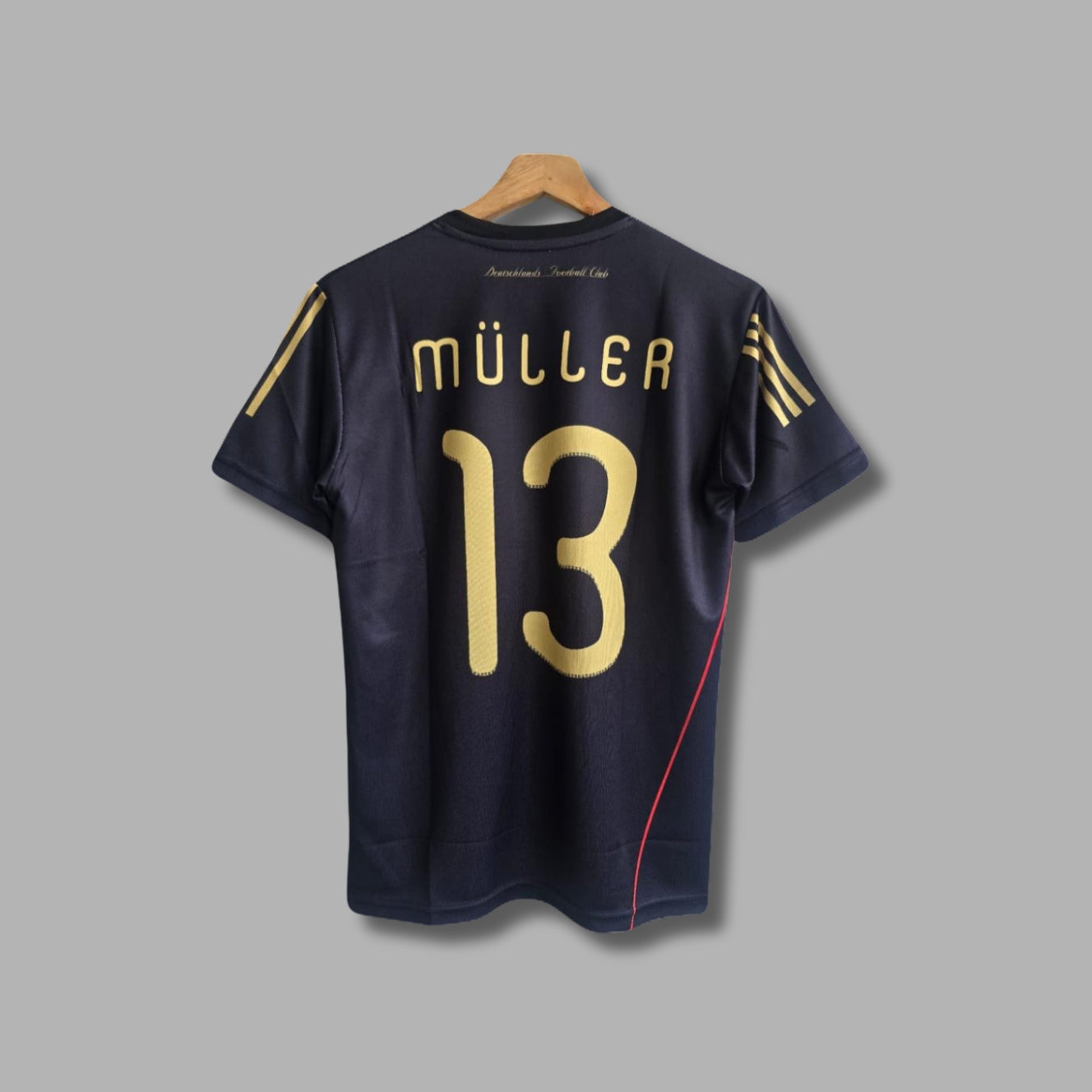 Germany 2010 away jersey muller Half Sleeve Embroidery-P247 | Jersey Kada