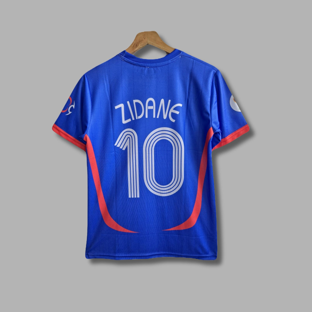 France 2006 World Cup Zidane Half Sleeve Embroidery Home kit | Jersey Kada