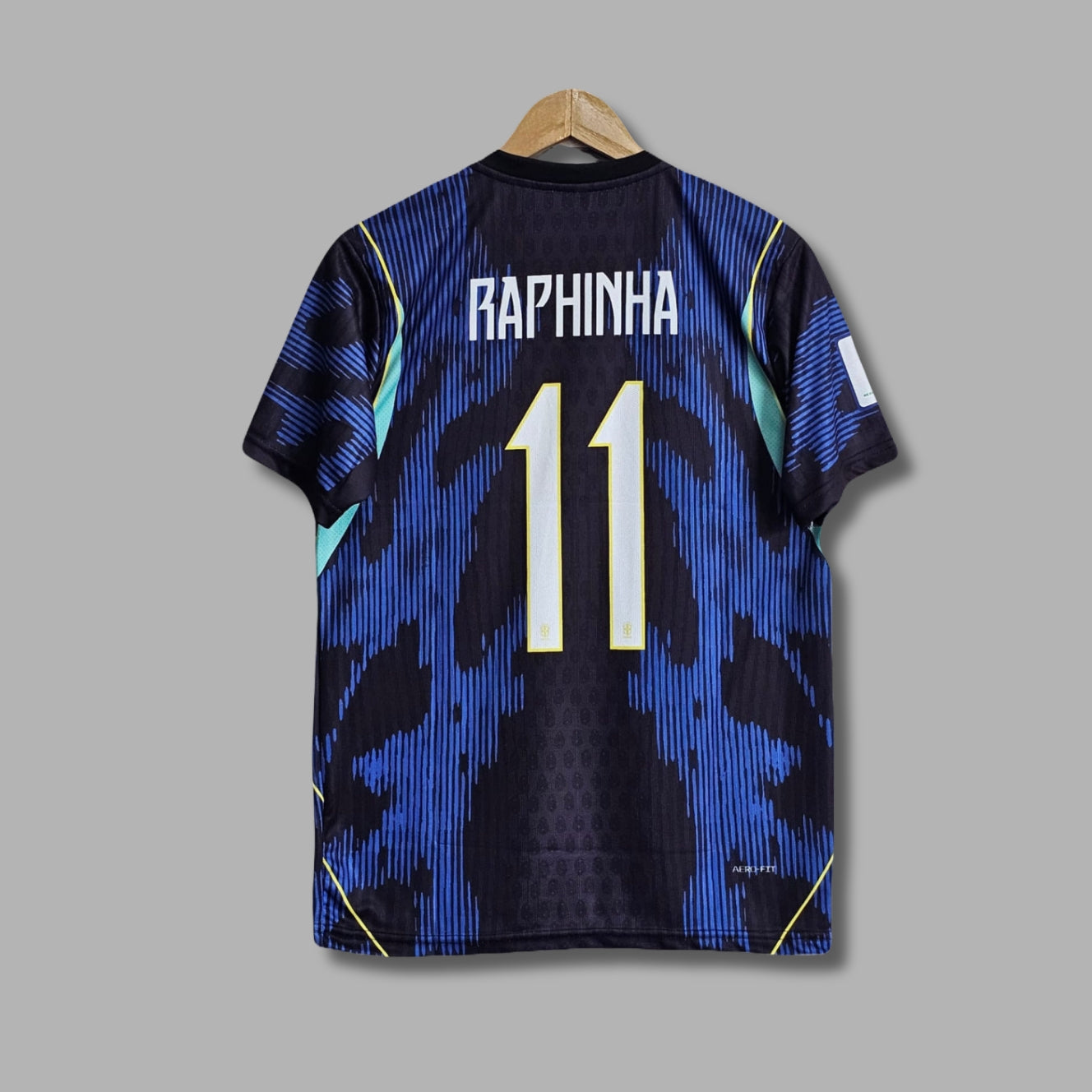 Brazil 2026 worldcup Away Raphinha Half sleeve Embroidery | Jersey Kada