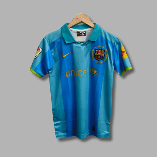 Barcelona 2007/08 Away Messi Half Sleeve Collar Embroidery P236 | Jersey Kada
