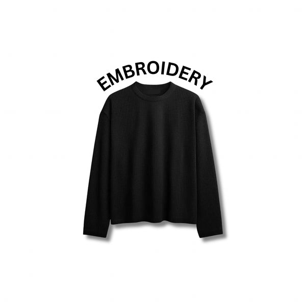 Full sleeve embroidery