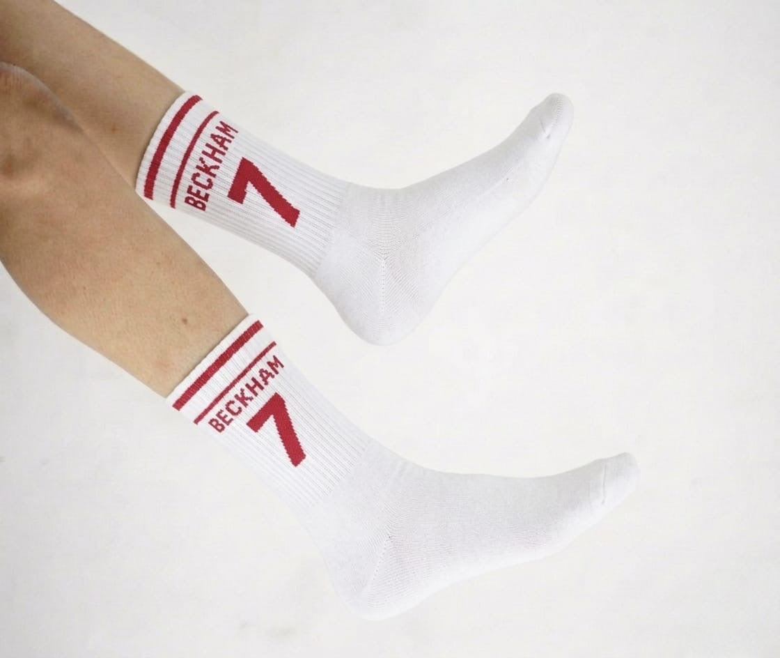 England Beckham White socks | Jersey Kada