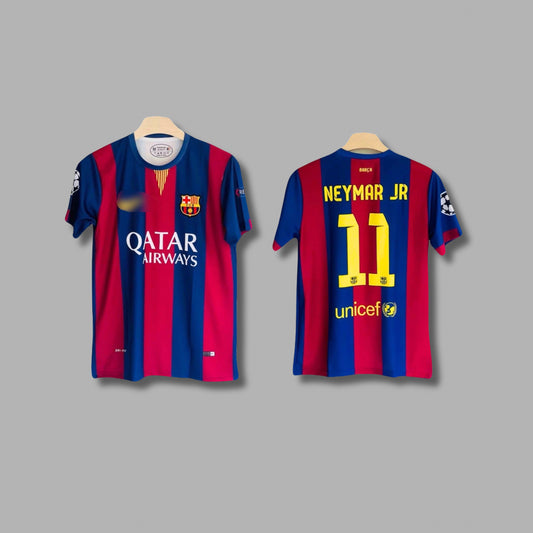 Barcelona 2015 Neymar Home jersey half sleeve p5  - Jersey Kada
