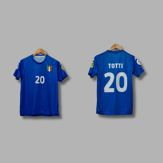Italy 2000-01 Home kit Totti Half sleeve - P567 - Jersey Kada