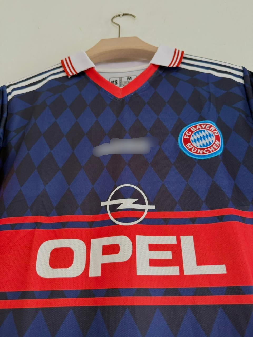 Bayern Munich 1998 Matthaus Half Sleeve Collar Embroidery | Jersey Kada