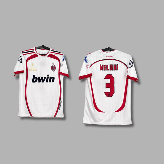 Acmilan 2007 ucl final edition MALDINI halfsleeve round neck- P297 - Jersey Kada