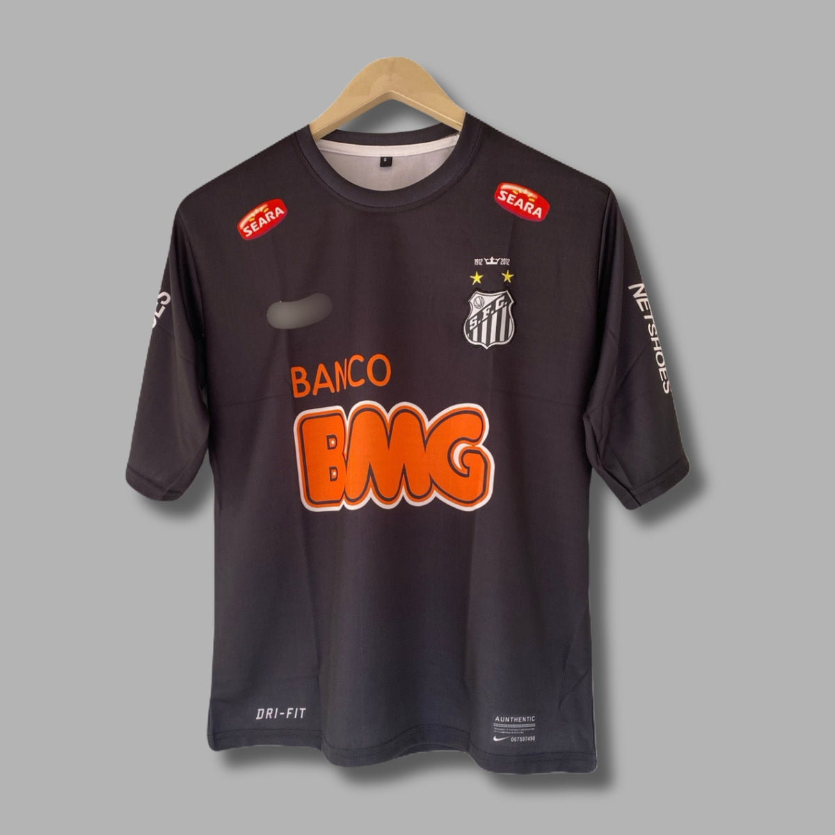 Neymar Jr Santos Fc 2011-12 Away Kit Embroidery Five Sleeve - P2686 | Jersey Kada